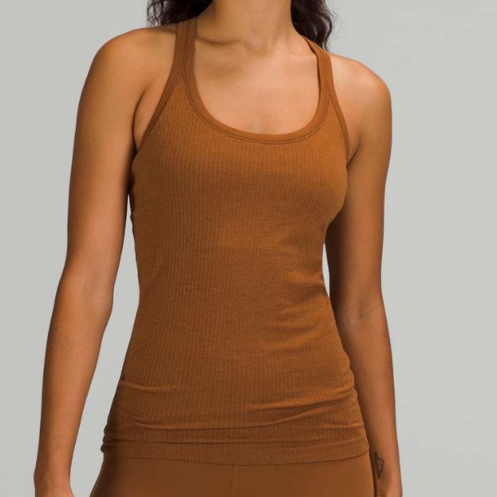 Lululemon Ebb To Street Tank Copper Brown 🟤